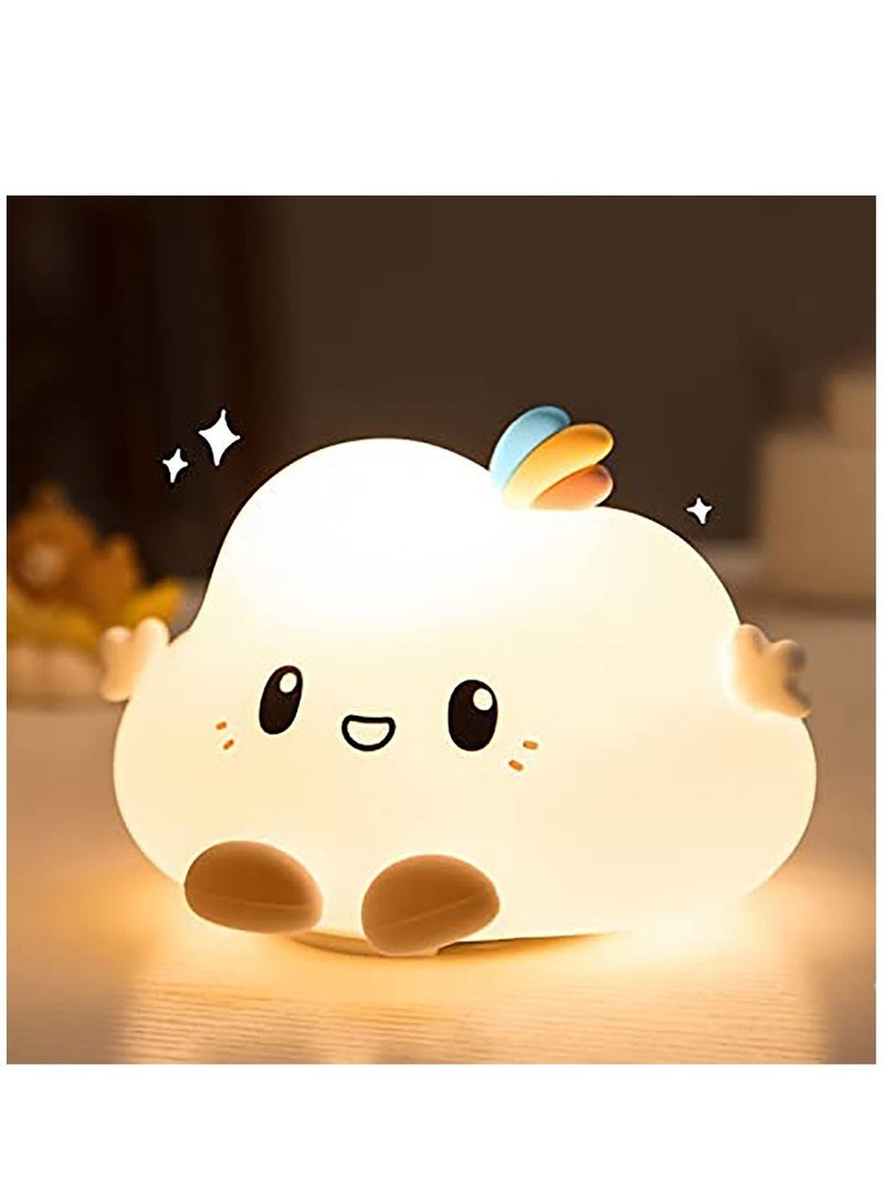 Cute Kids Night Light, Baby Night Light, Portable Rechargeable Night Light for Girls, Silicone Night Light for Baby, Led Night Light - Image 1